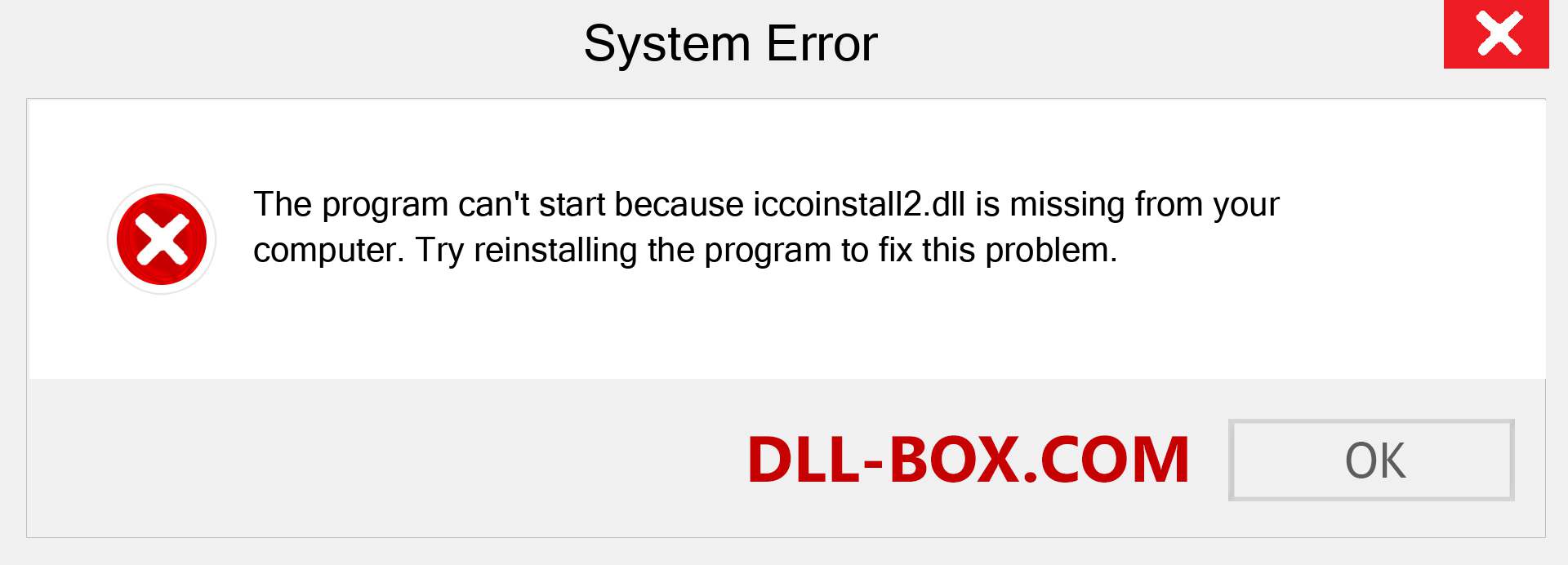  iccoinstall2.dll file is missing?. Download for Windows 7, 8, 10 - Fix  iccoinstall2 dll Missing Error on Windows, photos, images